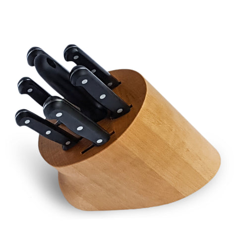 Curel 8-Pc Knife Block Set - POM Handle