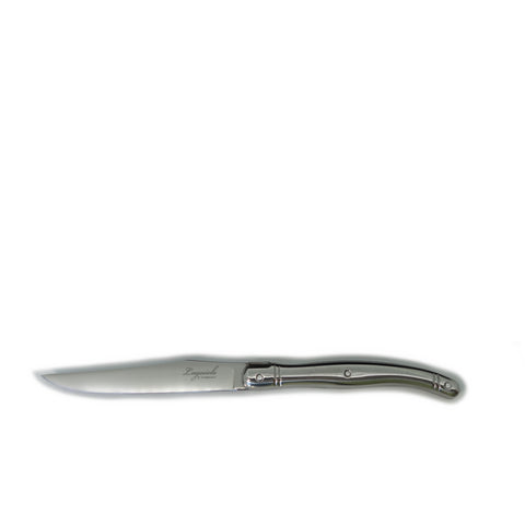 TopKnife Laguiole 6 pcs Steak Knife Set - Smooth Edge - Stainless Steel Handle - Gift Box
