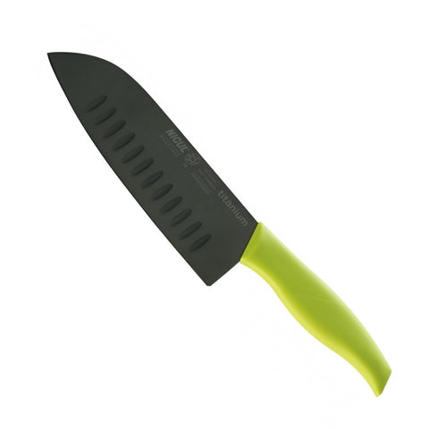 Nicul Spirit 7" Santoku Knife - Hollow Edge - PP Handle