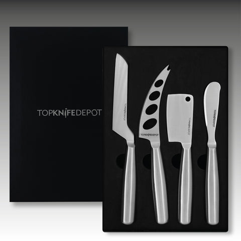 TopKnife 4-Pc All Cheese Knife Set